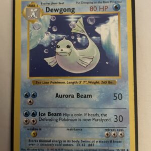 Dewgong (Shadowless Base Set 25/102) – Lightly Played Vintage Pokémon Card