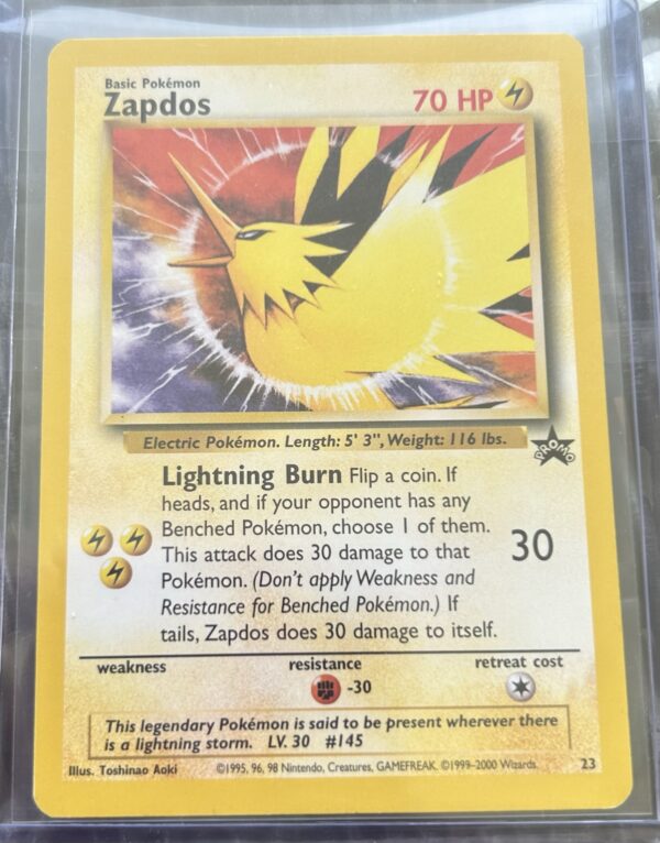 Zapdos Black Star Promo – Aoki Error (LP)