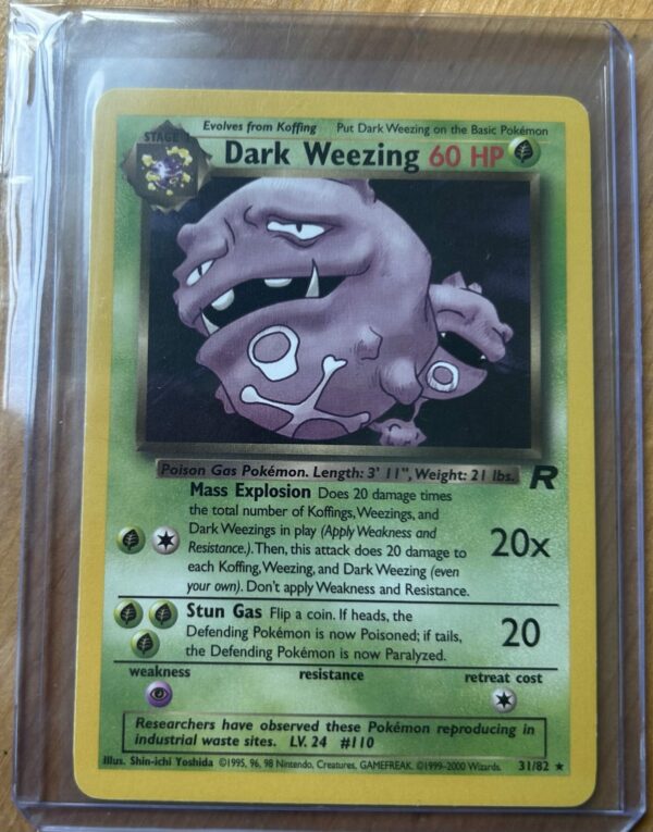 Dark Weezing – Team Rocket 31/82 (NM, Non-Holo)