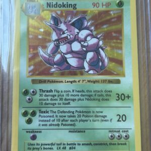 Nidoking Holo – Shadowless Base Set 11/102 (LP/NM)