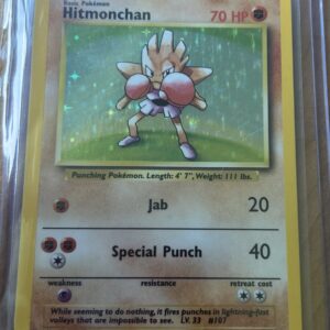 Hitmonchan Holo – Base Set 7/102 (Unlimited, NM)