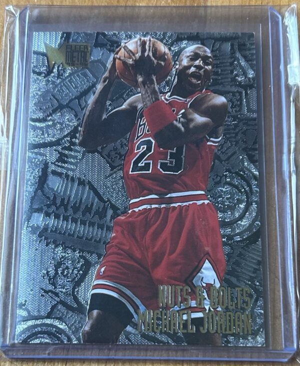 Michael Jordan – 1995-96 Fleer Metal #212 Nuts & Bolts