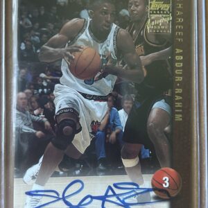 Sharif Abdur-Raheem 1998 Topps Autographs AG5 – Certified Auto Issue