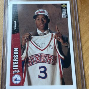 1996 Collector’s Choice Allen Iverson RC #301 Rookie Card