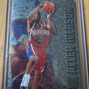 Allen Iverson #201 – 1996-97 Fleer Metal RC (Philadelphia 76ers)