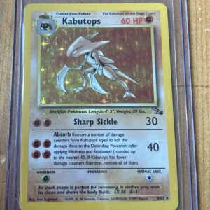 Kabutops Holo — Pokémon Fossil #9/62 — Vintage WOTC Card