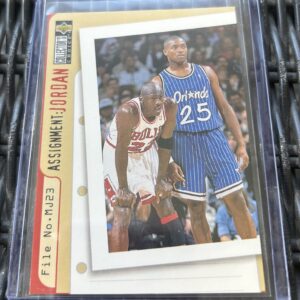 Nick Anderson / Michael Jordan 1996 Upper Deck Collector’s Choice #362 – Assignment: Jordan
