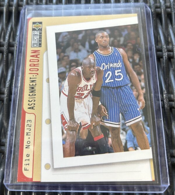 Nick Anderson / Michael Jordan 1996 Upper Deck Collector’s Choice #362 – Assignment: Jordan
